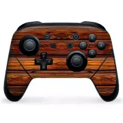 Nintendo Switch Pro Controller Skin Decal Vinyl Wrap - Red Mahogany Wood