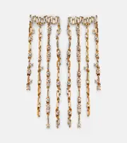 [Suzanne Kalan] Suzanne Kalan 18kt gold fringe earrings with diamonds One Size gold