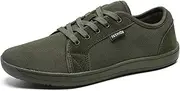 [XOEKD] Unisex Minimalist Barefoot Mesh Running Shoes | Zero Drop Sole | Comfortable Wide Width Fashion Lace-up Sneaker Cross-Trainer Lightweight Walking Casual Shoes