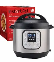 Instant Pot Duo 6-Quart 7-in-1 Electric Pressure Cooker, Slow Cooker, Rice NEW