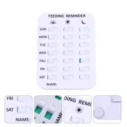 Practical Reminder Device Pet Feeding Tool Record Card Child Recorder