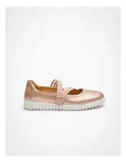 [Taking Shape] Elastic Flex Mary Jane Champagne