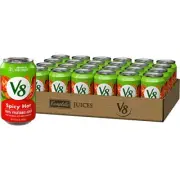 V8 Spicy Hot 100% Vegetable Juice Vegetable Blend with Tomato Juice 11.5 FL O...