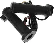 TOKIDNY 1 Pair Electric Heated Motorcycle Handlebar with Smart Switch 3 Level Temperature Motorbike Handlebar for Cold Weather Riding