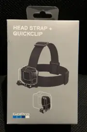 GOPRO HEAD STRAP + QUICKCLIP COMPATIBLE WITH ALL HERO CAMERAS