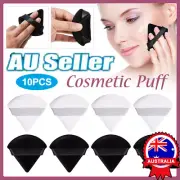 10PCS Cosmetic Puff Triangle Mini Cotton MakeUp Sponge Puffs Make Up Tool AU KC