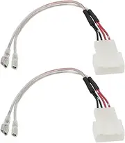 ECSiNG 2Pcs Car Speaker Wiring Harness Connector Dash Tweeter Speaker Cable Connector Compatible with Toyota Corolla/Camry/RAV4, Compatible with Subaru Forester/Impreza