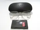 Ray Ban RB6448F RB 6448F 2501 Silver Hexagonal Eyeglass Rx-Able Frame 56 MM