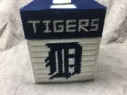 MLB Detroit Tigers Plastic Canvas Tissue Box Cover