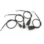 0.3M USB 2.0 Type A Male female 2Pin 4pin micro USB repair Cable Power charging