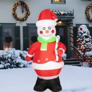 Inflatable Snowman 7 FT Christmas Outdoor Decor Blow up Snow Man Weatherproof