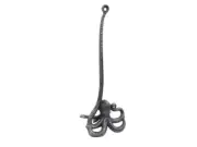 Rustic Silver Cast Iron Octopus Kitchen Paper Towel Holder 19"