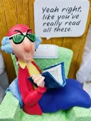 MAXINE CHRISTMAS BOOKENDS