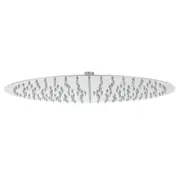 WELS Bathroom Round Thin 16" 400mm Large Rainfall Shower Over Head Mirror Chrome