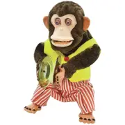 Naughty Curious Cymbal Chimp Monkey Yamani 11293 Clapping Plush Doll Toy Jolly