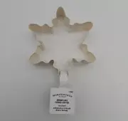 Wondershop Target Cookie Cutter Snowflake White Winter Stainless Steel Baking