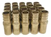 20 Viega 1/2" X 3/8" C.T. or 1/4" C.F. Adapters Brass Lead Free Crimp Fittings