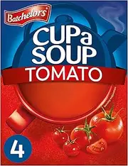 [Batchelors] Cup a Soup, 4 Tomato Instant Soup Sachets, 93 g Box (Pack of 1)