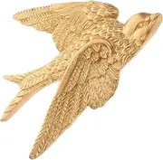 BRIGHTFUFU Resin Swallow Wall Sculptures Artistic Home Decor for Living Room Dining Room Unique Decorative Wall Art Durable Easy to Maintain for Versatile Accent Decoration