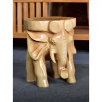 在飛比找ETMall東森購物網優惠-香樟木凳子動物大象家用小矮凳實木木頭客廳招財象凳花架凳換鞋凳
