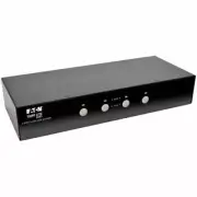 Eaton Tripp Lite Series 4-Port DisplayPort KVM Switch with Audio, Cables and USB