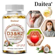 VItamin D3 & K2 Capsules - Strong Bone And Cardiovascular,Boost Immunity