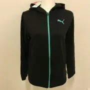 Black Puma Unisex Kids Jacket, Size L (14-16)