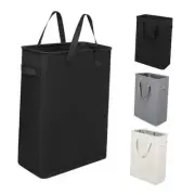 Slim Laundry Hamper With Handles Collapsible Laundry Basket Thin Dirty