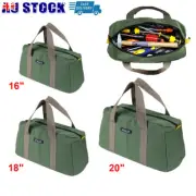 16"-20" Waterproof Tool Bag Portable Storage Toolkit Hand Heavy Case Canvas Duty