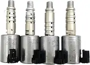RE0F11A JF015E CVT Solenoid Kit Automatic Transmission Valve Body Solenoids 2nd Gen 4PCS/Set Compatible for Nissan Tiida