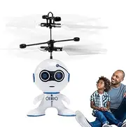 Flying Robot Toys, Rechargeable Drone, USB Replenishable Kids Toy, Remote Control Machine for Boys and Girls Aged 3+, Interactive Flying Robot Fun Play