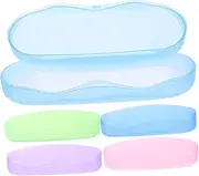 [Beavorty] 5pcs Plastic Glasses Case for Men Women Lightweight Sunglasses Box Eyewear Protector Eyeglasses Storage Travel Essential