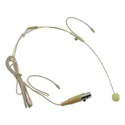 New Headset Microphone For AKG / Samson Wireless TA3F 3pin Mini XLR Dual EarHook