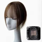 Hair Fringe Air Bangs - Light Brown - One Size