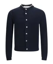 Cotton cardigan M Black