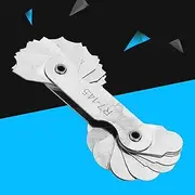 ElgnAura Radius Fillet Stainless Steel Concave Convex Measuring Tool with Clear Marking for External Internal Measurements (R7-14.5MM)