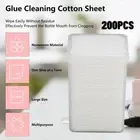 200X Lint Free Nail Wipes Cotton Pads Antistatic Polish Remover Manicure AU