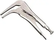 WeiLaiKeQi Sheet Metal Clamping Tool with Bent Jaw and Locking Functionality, 10.5cmx18cm