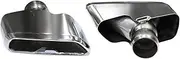 Compatible For BMW G30 G31 525i 530i 540i 2018-2023 Exhaust Systems Stainless Steel Car Muffler Tip Tail Depipe(Silver)