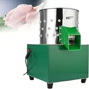 Heavy Duty Plucking Machine,Commercial Chicken Plucker, Poultry De-featherer with 110 Rubber Fingers, High-Efficiency Hair Plucking, Stainless Steel, for Duck Farm