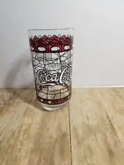 Coke Glass Tumbler Coca Cola Stained Glass Design Hardees