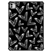iPad Pro 11-inch (M4) iPad Impact Case Dripping Hearts White