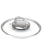 Livwell DiamondClad 8in Tempered Glass Lid with Silicone Rim