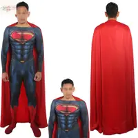 在飛比找樂天市場購物網優惠-鋼鐵之軀超人衣服萬聖節角色扮演服裝超級英雄彈力緊身衣披風紅色