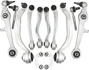 Compatible For Audi A4 B5 A6 C5 VW Passat 12pcs Front Suspension Control Arm Ball Joint Stabilizer Link Tie Rod Kits 4D0407693E