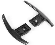 LESANGBAIHUODIAN Extension Dry Carbon Fiber Competition Paddle Shifters Set Replacement Fit for BMW F Chassis F20 F22 F30 F32 M2 M3 M4 M5