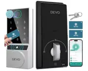 Devo G2 Smart Lock – Fingerprint, Bluetooth App, Keypad, Key, IC Card, Auto-Lock