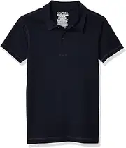 [NAUTICA] Boys' Big School Uniform Sensory-Friendly Short Sleeve Polo