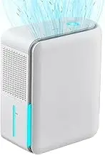 3 in 1 Humidifier Dehumidifier Combo, 0.1L/h Multi-Functional Humidifier with 1L Water Tank, Air Filtration, 4 Modes, Drain Hose, Temperature Display, Humidifiers Dehumidifier for Home Bedroom