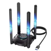 5400Mbps USB3.0 WiFi Adapter AX5400 2.4/5/6GHz Wireless Network Adapter MU-MIMO